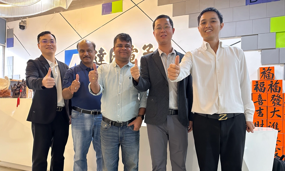 Indian client visiting DAVOLIN for custom bezel design for tank cabin application