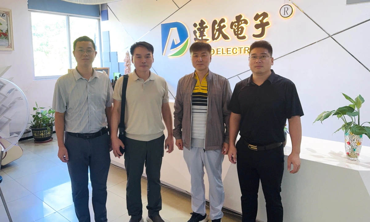 Korean client visiting DAVOLIN for metal keypad used in parking access control system