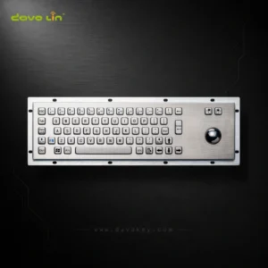 D-8602 stainless steel keyboard with trackball for Industrial control system