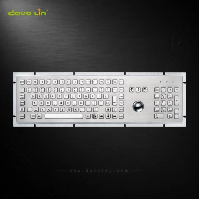 D-8605 stainless steel keyboard main view