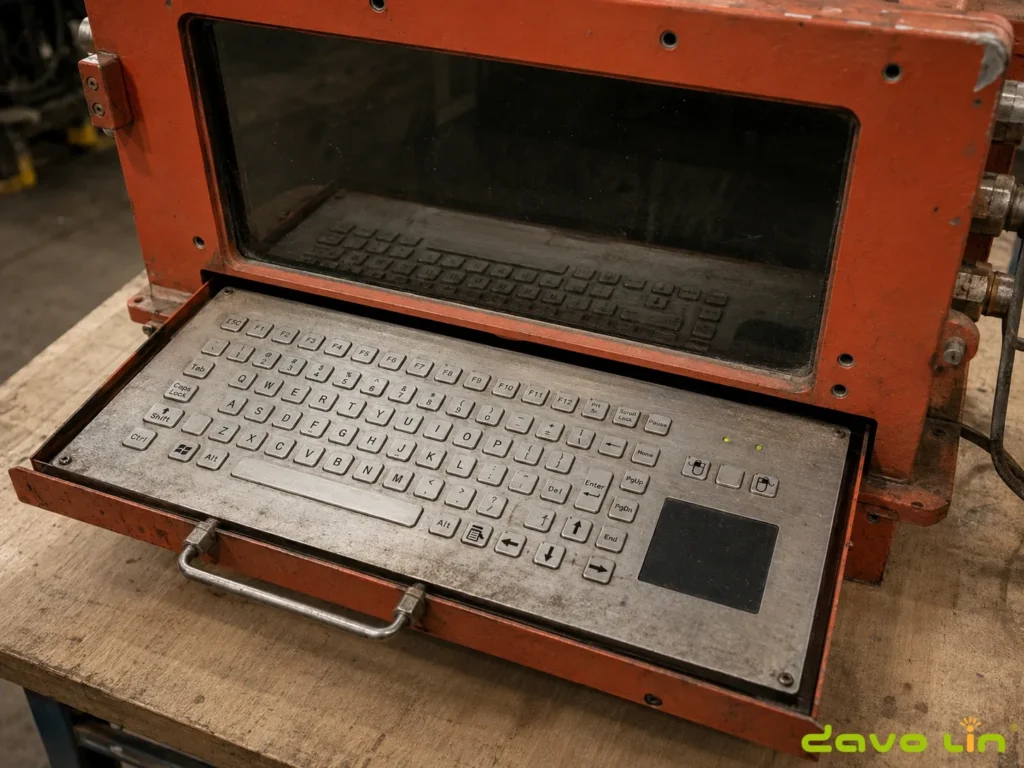 Explosion-proof input equipment prepared for an underground mining application